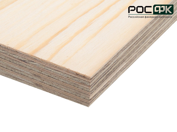 Фанера хвойная ФСФ 15мм сорт И НШ 2440х1220мм
