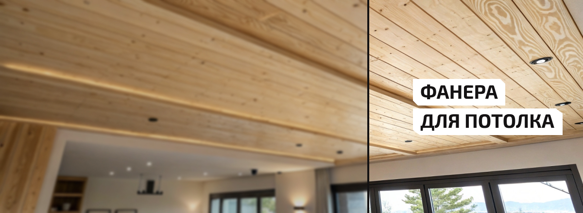 Фанера для потолка