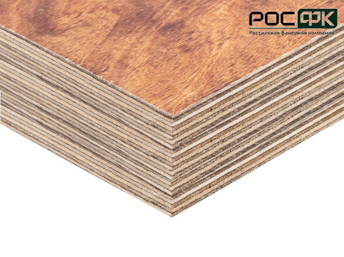 Фанера березовая бакелизированная ФБВ 27мм Е1 2440х1220мм